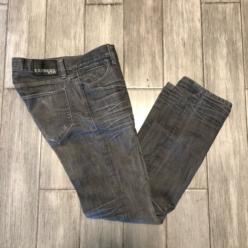 Express Men’s Stylish Grey Jeans 28 x 32